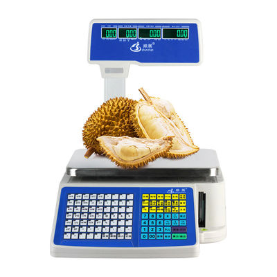 Accurate Electronic Digital Weighing Scale / Barcode Printing Scale For Supermarket