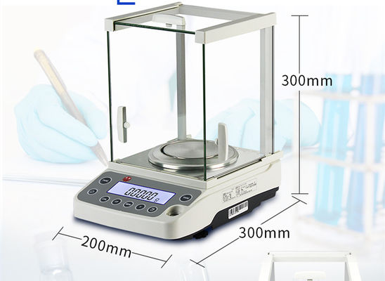 Lab Digital Balance Scales With Sliding Three - Door Design Windshield